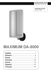 MAXIMUM DA-6000 Manual Del Usuario