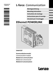 Lenze E94AYCEP Instrucciones Para El Montaje