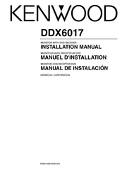 Kenwood DDX6017 Manual De Instalación