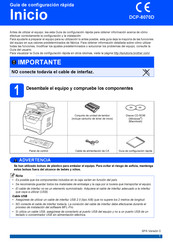 Brother DCP-8070D Guía De Configuración Rápida