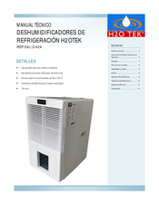 H2O TEK RDP-56L/D-424 Manual Tecnico