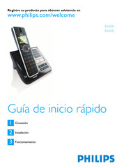 Philips SE650 Guia De Inicio Rapido