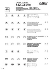 Dungs GGW A4-U/2 X Serie Manual De Instrucciones