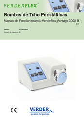 Verderflex Vantage 3000 B EZ Manual De Funcionamiento