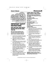 Honeywell HFT-311B Serie Manual Del Usuario