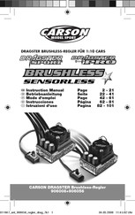 Carson DRAGSTER SPORT BRUSHLESS SENSORLESS Instrucciones
