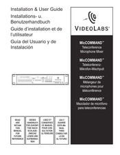 VideoLabs MicCOMMAND Guía Del Usuario Y De Instalación