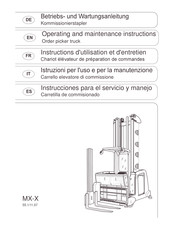 Still MX-X Instrucciones Para El Servicio Y Manejo