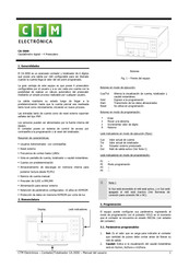 CTM Electronica CA-3000 Manual De Instrucciones