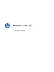 HP x2301 Guia Del Usuario