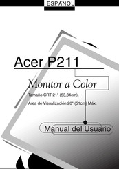 Acer P211 Manual Del Usuario