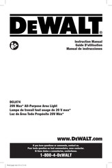 DeWalt DCL074 Manual De Instrucciones