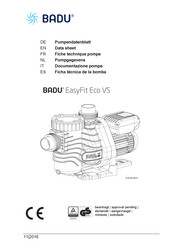 BADU EasyFit Eco VS Ficha Técnica