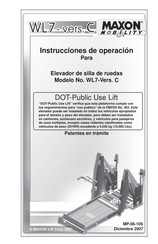 Maxon WL7-Vers. C Instrucciones De Operación