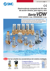 SMC VDW20 Serie Manual Del Usuario