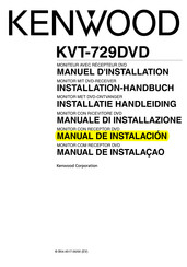 Kenwood KVT-729DVD Manual De Instalación