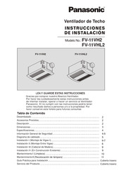 Panasonic FV-11VH2 Instrucciones De Instalación