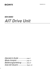 Sony SDX-S500C Guia Del Usuario