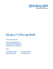 Motorola Solutions Avigilon NVR4X-PRM-2NDCPU Guia De Instalacion