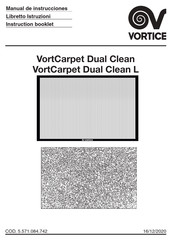 Vortice VortCarpet Dual Clean L Manual De Instrucciones