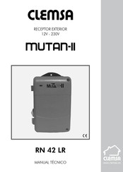 Clemsa MUTAN-II RN 42 LR Manual De Instrucciones