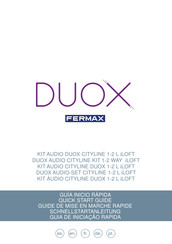 Fermax DUOX Guía Inicio Rápida