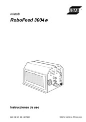 ESAB Aristo RoboFeed 3004w Instrucciones De Uso