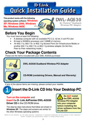 D-Link DWL-AG530 Guía De Instalación Rápida