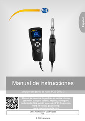 PCE Instruments PCE-DPM 3 Manual De Instrucciones