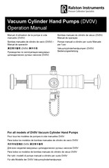 Ralston Instruments DV0V Manual De Operación