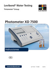 Lovibond Tintometer XD 7500 Manual Del Usario