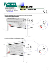 Forsa Automatismos Radioband/TBX Manual Del Usuario