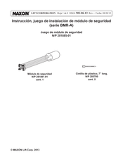 Maxon BMR-A Serie Manual De Usuario
