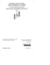 Kohler K-300 Guía De Instalación Y Cuidado