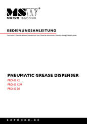 MSV PRO-G 12M Manual De Instrucciones