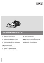 Wilo Economy-MHI 205 Instrucciones De Instalación Y Funcionamiento