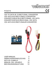 Velleman PCSATA Manual Del Usuario