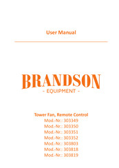 Brandson Equipment 303818 Manual Del Usuario