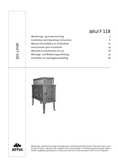 Jotul F 118 Instrucciones Para Instalación