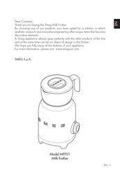 Smeg MFF01 Manual Del Usuario