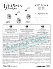 Price Pfister R89-035 Guia De Inicio Rapido