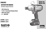 Klein Tools BAT20-716 Manual De Instrucciones