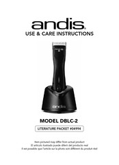 Andis DBLC-2 Instrucciones De Uso Y Cuidado