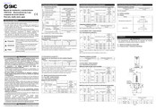 SMC VDW20 Serie Manual De Instalación Y Mantenimiento