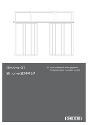 GEZE Slimdrive SLT Instrucciones De Montaje Y Servicio