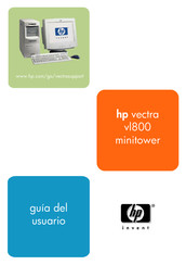 HP Vectra vl800 minitower Guia Del Usuario