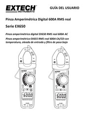 Extech Instruments EX650 Serie Guia Del Usuario