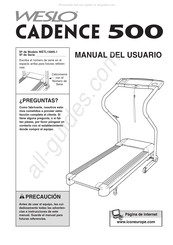 Weslo CADENCE 500 Manual Del Usuario