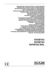 DAB Evosta2 11/139 SAN V Instrucciones Para La Instalación Y El Mantenimiento