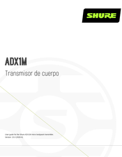 Shure ADX1M Manual De Instrucciones